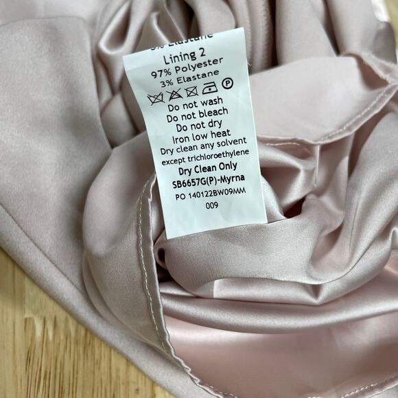 House of CB London NWT Myrna Cowl Neck Corset Slip Dress Crystal Satin Size XS+ - Picture 14 of 15